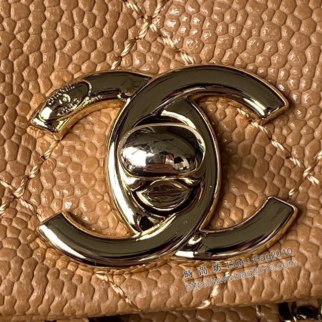 Chanel專櫃新款23P超級火爆雙背包 AS3787 香奈兒顆粒牛皮女士後背包 djc5162
